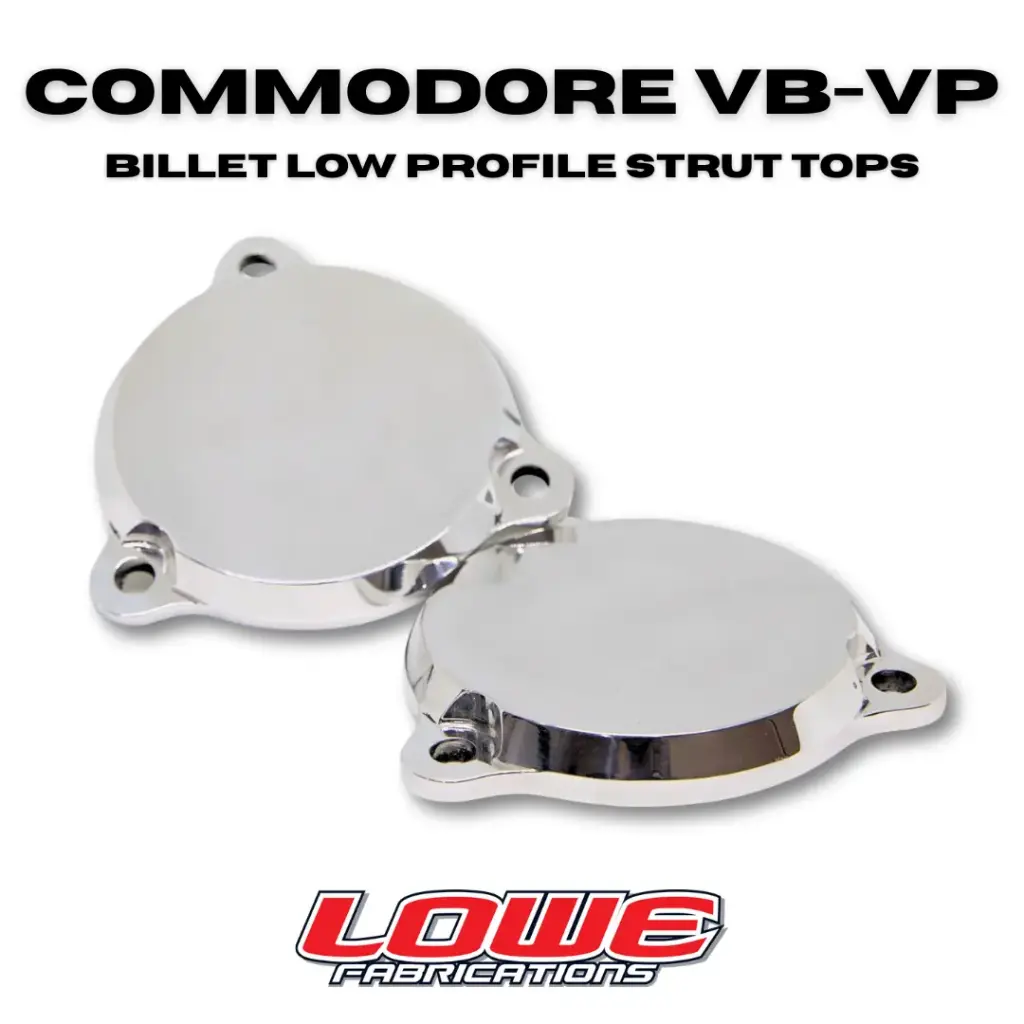 [LF-HCVB-STTP-LP.PO] Strut Top Covers Commodore VB-VP - Low Profile (Polished)
